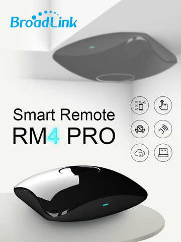 Broadlink RM4 PRO Universal Smart IR RF Remote Controller RM4 Mini Wifi IR  Remote Control Work With Alexa Google Home HTS2