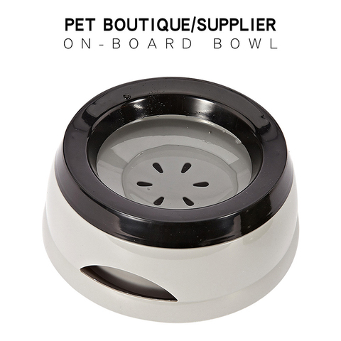 Pet Dog Bowls Floating Not Wetting Mouth Cat Bowl No Spill Drinking Water Feeder Plastic Portable Dog Bowl Support Accessories ► Photo 1/6