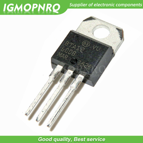 10pcs BTA12-600B BTA12 BTA12-600 Triacs 12 Amp 600 Volt  TO-220 new original ► Photo 1/1