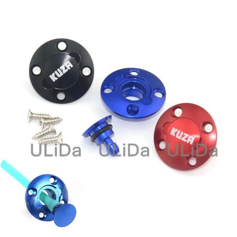 Upgraded Version Round Aluminum Fuel Dot /Fuel Plug for Airplane- Black/ Blue/ Red Color with Screw ► Photo 1/5