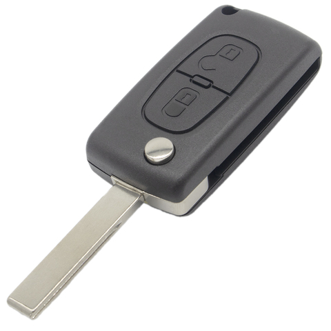 WhatsKey  2/3 Button Flip Folding Car Remote Key Shell Cover Case For Peugeot Partner 206 207 307 308 407 For Citroen C3 C4 C5 ► Photo 1/5