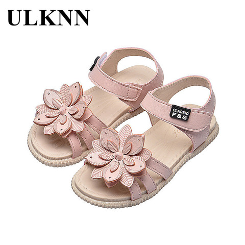 ULKNN Girls Sandals Summer Hot Children Rain Shoes Big Girls Beach Sandal Kids Shoes PVC Sandal  Cheap Primary School Student ► Photo 1/6