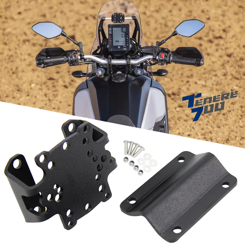 Motorcycle Navigation Bracket Mobile Phone GPS Plate Bracket Phone Holder USB For Yamaha Tenere 700 TENERE 700 Tenere700 ► Photo 1/6