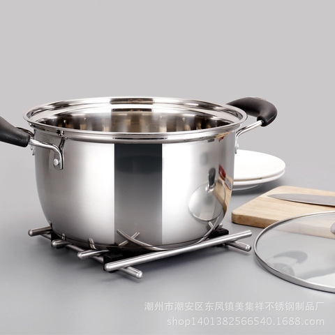 1pcs  Double Bottom Pot Soup  Pot Multi-purpose Cookware Non-stick Pan Pot Nonmagnetic Cooking ► Photo 1/5