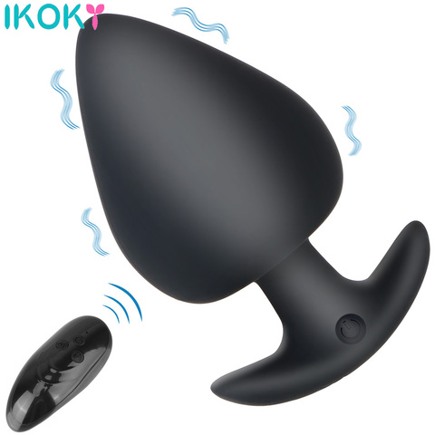 G spot Vibrator 10 Frequency Anal Plug Male Prostate Massage Butt Plug Wireless Remote Sex Toy For Men Woman Dildo Anal Vibrator ► Photo 1/6