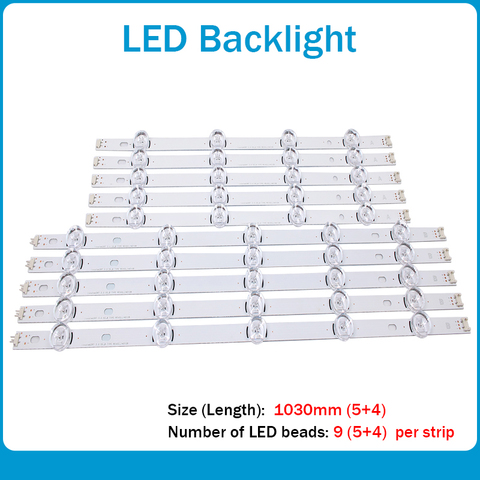 New 10 PCS/set LED Backlight strip for LG 50LB5300 50LF5800 50lb650v INNOTEK DRT 3.0 50 inch A B 6916L-1978A 1979A 1982A 1983A ► Photo 1/6