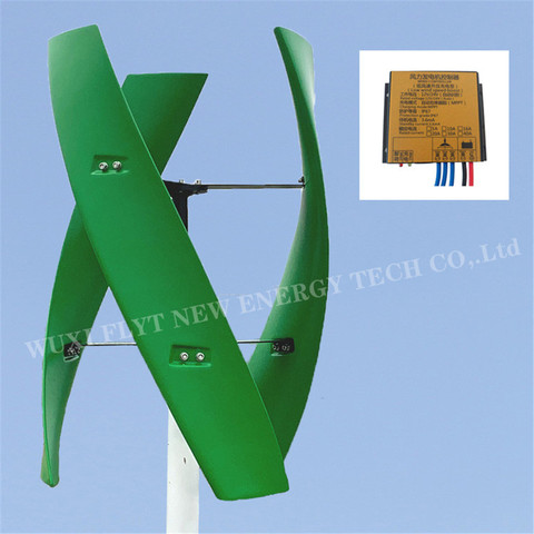 400w 600w 1kw 12v/24v/48v 96v vertical AXIS permanent maglev wind turbine Generator MPPT controller free energy high efficiency ► Photo 1/6