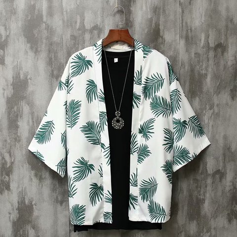Japanese Retro Kimono Robe Cardigan Shirt Men And Women Casual Yukata Haori Summer Thin Coat Tops Sunscreen Coat Beach Tops ► Photo 1/6