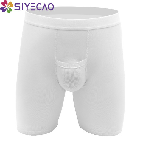 Men's Modal Soft Men's Underwear Long Boxershort Scrotum Care Capsule U Convex Separation Men Panties Breathable Boxer Shorts ► Photo 1/6