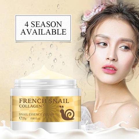 Snail Face Cream Hyaluronic Acid Moisturizing Collagen Anti-Wrinkle Anti-aging Facial Day Cream Whitening Nourishing Skin Care ► Photo 1/6