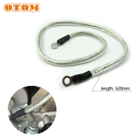 OTOM Universal Motorcycle Battery Earth Ground Grounding Wire Cable Kit High Current Design For KTM HONDA KAWASAKI SUZUKI YAMAHA ► Photo 1/6