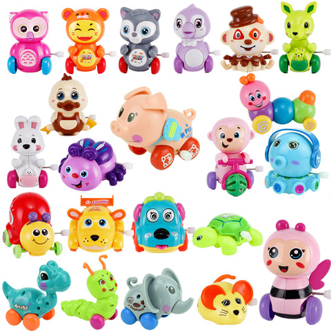 1pcs Wind Up Toys animal Clockwork Jumping Walking Kids Educational Toy for Children Baby Gifts Random Color ► Photo 1/6