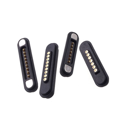 5 Pairs Magnetic Connector 6 7 8 9 Pole Pogopin Male Female 2.2 MM Grid Through Hole 3A Spring Loaded Pogo Pin Waterproof Pad ► Photo 1/5