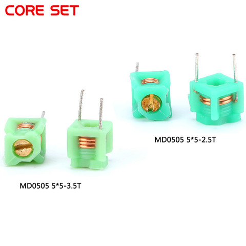 20PCS/Lot Adjustable inductor coil MD0505 *5-2.5T 5*5-3.5T molded inductor hollow coil inductor Inductance 5 * 5 ► Photo 1/6