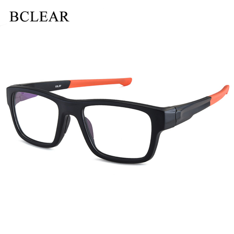 BCLEAR TR90 Sports Male Eyeglasses Frame Prescription Eyewear Spectacle Frame Glasses Transparent Optical Eye Glasses Frames Men ► Photo 1/5