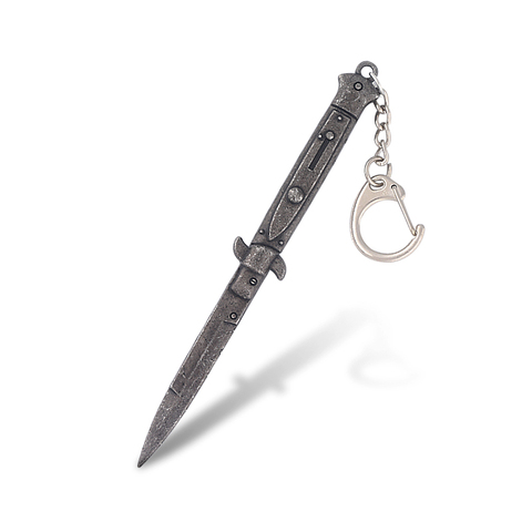 The Last of Us 2 Ellie Stiletto Knife Keychain Switchblade Machete Weapon Model Key Holder For Men Car  Creative Metal Key chain ► Photo 1/6