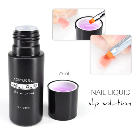 Acrylic Nail Gel Liquid For Soak off UV LED Extension Gel Nail Brush Slice Tip Gel Nail Polish Manicure Gel Nail Slip Solution ► Photo 1/6