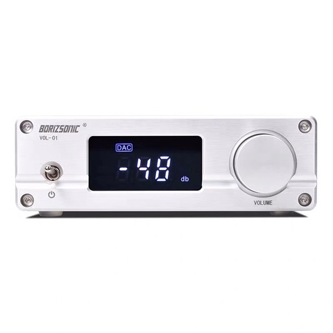 NJW1194 Bluetooth 5.0 APTX Stereo Receiver Remote Preamplifier 5 Way Input Volume control Preamp With Treble Bass LED Disply ► Photo 1/6