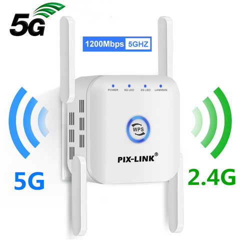 5Ghz Wireless WiFi Repeater Wi Fi Booster 2.4G 5G Wi-Fi Amplifier 300Mbps  1200 Mbps 5 ghz Signal WiFi Long Range Extender - Price history & Review