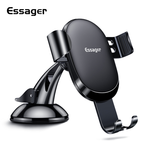 Essager Gravity Car Phone Holder For iPhone Samsung Universal Mount Holder For Phone in Car Cell Mobile Phone Holder Stand ► Photo 1/6