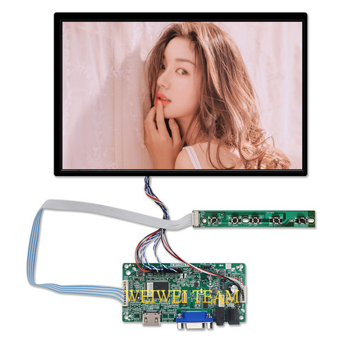 10.1 Inch 1920X1200 IPS LCD screen B101UAN01.A Display Panel with  VGA LCD Driver Board LVDS M.RT2556.51 EDP 40 Pins ► Photo 1/5