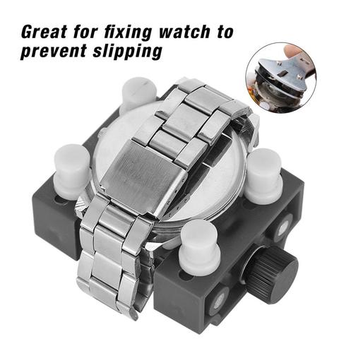 Watch Adjustable Opener Back Case Cover Press Closer Remover Fixing Holder Case Repair Watchmaker Tool movement Dial Fixer ► Photo 1/6