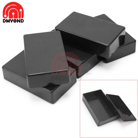 DIY Small Black Shell Wire Junction Boxes Plastic Electronic Project Box Enclosure Instrument 100x60x25mm Case ► Photo 1/6