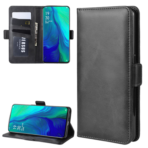 Case For OPPO Reno 10X Zoom Leather Wallet Flip Cover Vintage Magnet Phone Case For Oppo Reno 5G Reno 10 Coque ► Photo 1/6