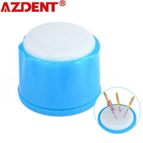 1 PC Dental Lab Round Endo Stand Rubber Pin Device Root Canal File Disinfection Cleaner ► Photo 1/6