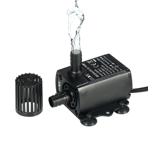 Mini Water Pump 5V 4.8W Ultra-quiet Brushless Waterproof Submersible Fountain Aquarium Circulating 300L/H Lift USB Water Pump 5W ► Photo 1/6