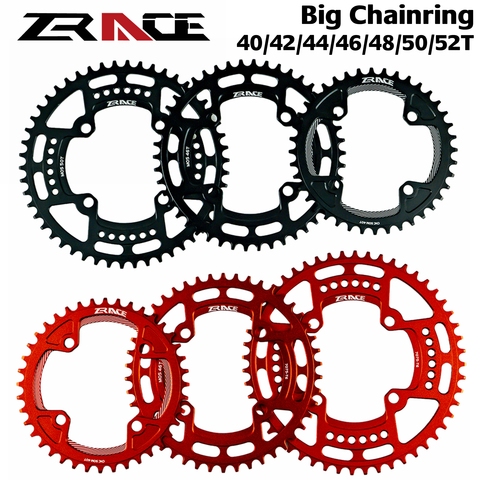 ZRACE Chainrings Chainwheels 40T/42T/44T/46T/48T/50T/52T BCD104,Narrow Width tooth AL7075 CNC, MTB/Road/Foldingbike/gravel-bikes ► Photo 1/6