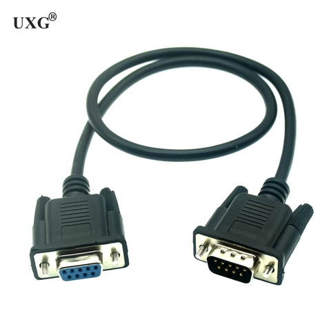 5M 10M 1.5M 3M Serial RS232 9-Pin Male to Female DB9 9-Pin PC Converter Extension Transfer Cable Extending Wire for computer ► Photo 1/6