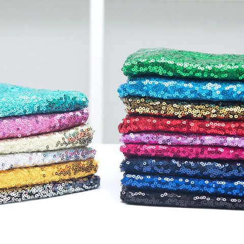 48*150cm PET 3mm Glitter Sequin Non-woven fabric for tablecloth decoration wedding Stage costume Bow making DIY Handmade ► Photo 1/5