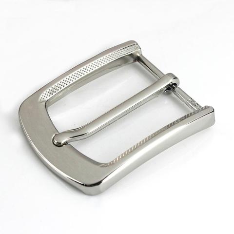 1pcs 35mm Metal Plating Belt Buckle Men End Bar Heel Bar Single Pin Belt Half Buckle Leather Craft Belt Strap for 32-34mm Belt ► Photo 1/6