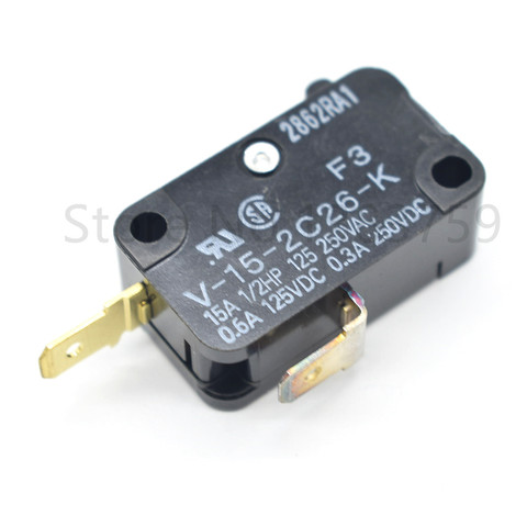 1 Pieces New original large micro switch V-15-2C26-K (F3) 2-pin normally closed type ► Photo 1/4