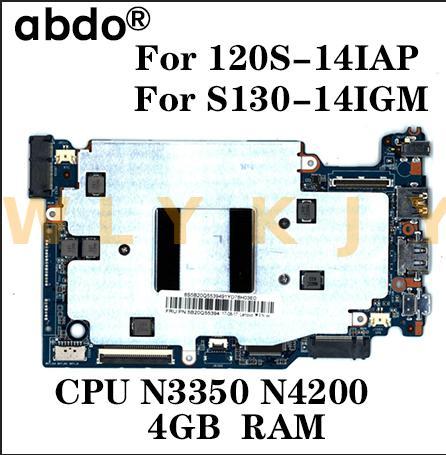 For Lenovo 120S-14IAP S130-14IGM notebook motherboard CPU N4200 N3350 RAM 4GB with M2 HDD interface tested 100% work ► Photo 1/4