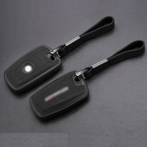 Leather+TPU Car Key Case Cover for BMW 520 525 f30 f10 F18 118i 320i 1 3 5 7Series X3 X4 M3 M4 M5 E34 E90 E60 E36 FOB ► Photo 1/6