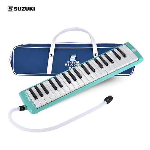 SUZUKI MX-37D 37-Key Melodion Melodica Pianica Musical Instrument with Long & Short Mouthpiece Bag for Children ► Photo 1/6