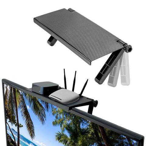 Adjustable Screen Top Shelf Display Shelf Computer Monitor Riser Desktop Stand TV Rack  Storage Desk Stand Holder Bracket ► Photo 1/6