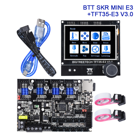 BIGTREETECH BTT SKR MINI E3 V1.2 TFT35 E3 V3.0 Touch Screen 32Bit Control Board TMC2209 TMC2208 UART ender 3 5 3D Printer Parts ► Photo 1/6