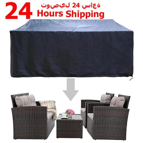 General Size Oxford Cloth Furniture Dustproof Cover For Rattan Table  Chair Sofa Waterproof Rain Garden Patio Protective Cover ► Photo 1/6