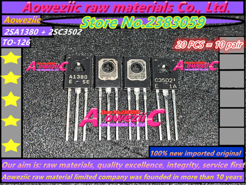 Aoweziic  100% new imported original 2SC3502  2SA1380  2SC3502  A1380 C3502  TO-126 E transistor ► Photo 1/2