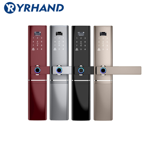 Fingerprint Door lock, Waterproof Electronic Door Lock Intelligent Biometric Door Lock Smart Fingerprint Lock ► Photo 1/6