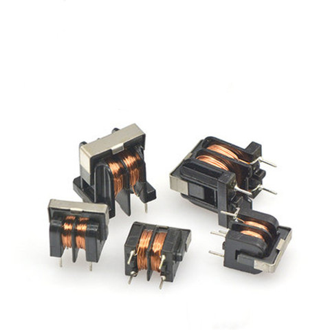 5pcs UU9.8 UF9.8 Common Mode Choke Inductor 1mH 2mH 5mH 10mH 20mH 30mH For Filter Inductance Pitch 7*8mm Copper wire ► Photo 1/1