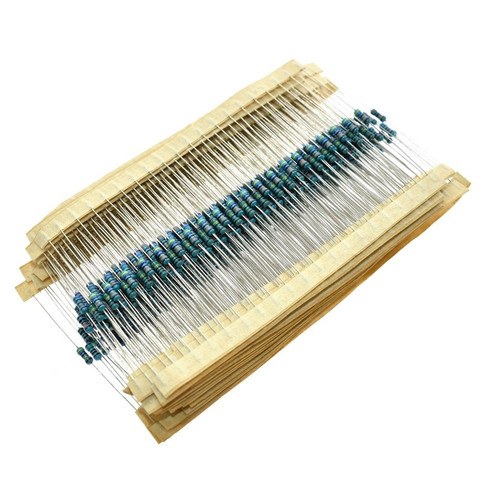 300 600 PCS /Set 1/4W Resistance 1% 30 Kinds Each Value Metal Film Resistor Assortment Kit resistors 100R 1K 47K 10K 100K 4K7 ► Photo 1/5