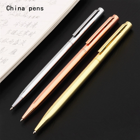 Luxury quality 09  Model color Business office School office stationery Ballpoint Pen New gold pen Financial ball point pens ► Photo 1/6