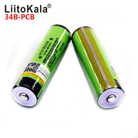 Hot 6PCS/lot New Protected Original Rechargeable battery 18650 NCR18650B 3400mah with PCB 3.7V For  Free Shipping ► Photo 1/6