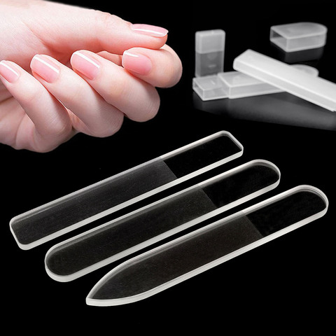 Professional Nano Glass Nail Buffer Polishing Strip Polisher Durable Grinding Salon File Shiner Manicure Files Nail with Case ► Photo 1/6
