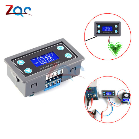 CC CV Adjustable LCD Buck Boost Converter Step Up/Down Power Supply Module DC 5-30V 35W Voltage Regulator Support Solar Charging ► Photo 1/6