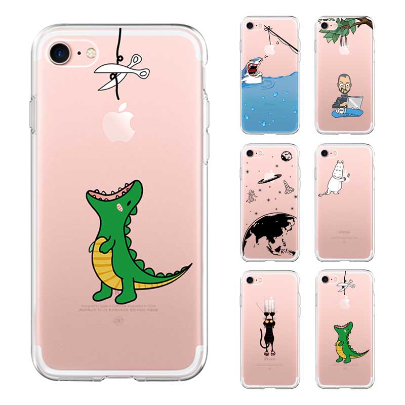 Soft TPU Cool Pattern Phone Case For iPhone XS MAx Xs Xr X 8 7 6 6S Plus 11 pro Max 5 SE Cover Shell For iPhone -